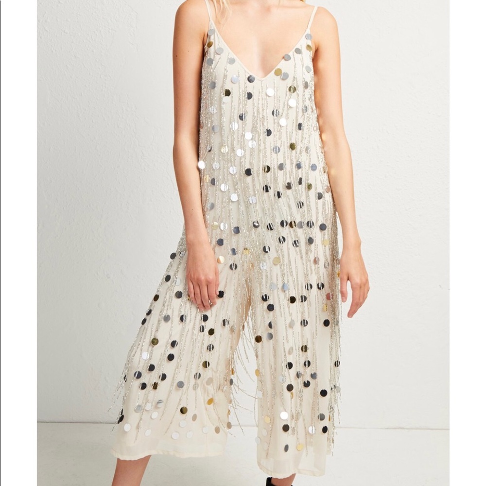 Baani Fringe Embellished Jumpsuit